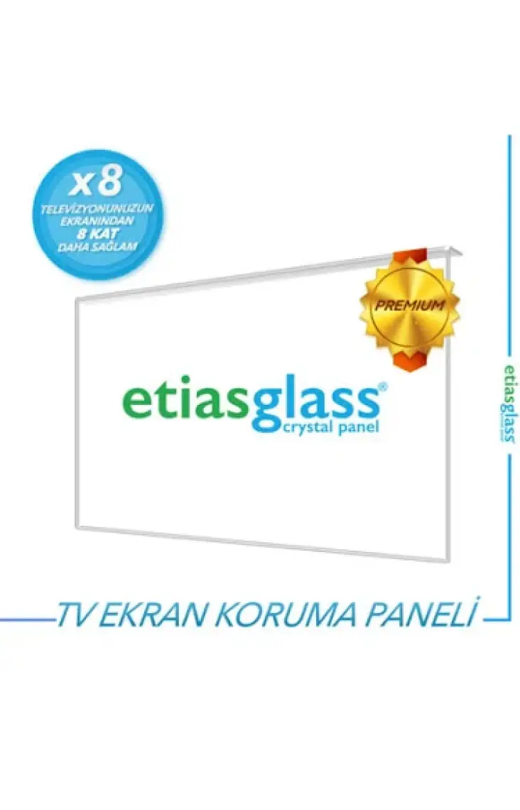 Etiasglass Samsung 55BU8000 Tv Ekran Koruyucu / Ekran Koruma Paneli