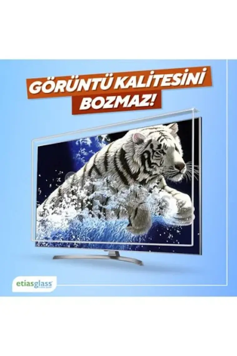 Etiasglass Samsung 55BU8000 Tv Ekran Koruyucu / Ekran Koruma Paneli