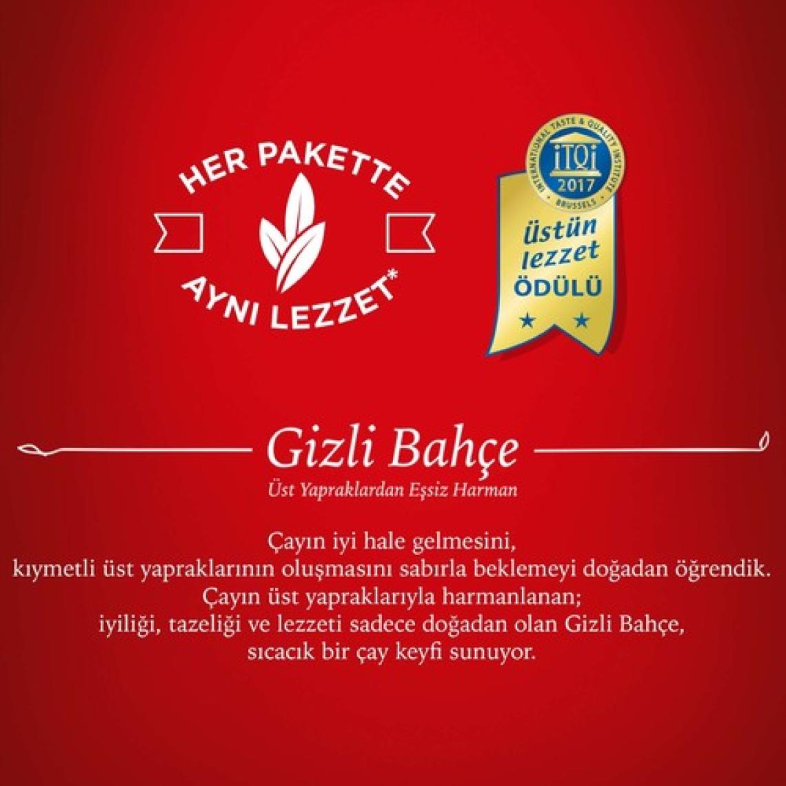 Doğadan Gizli Bahçe 1000 gr Dökme Siyah Çay X3