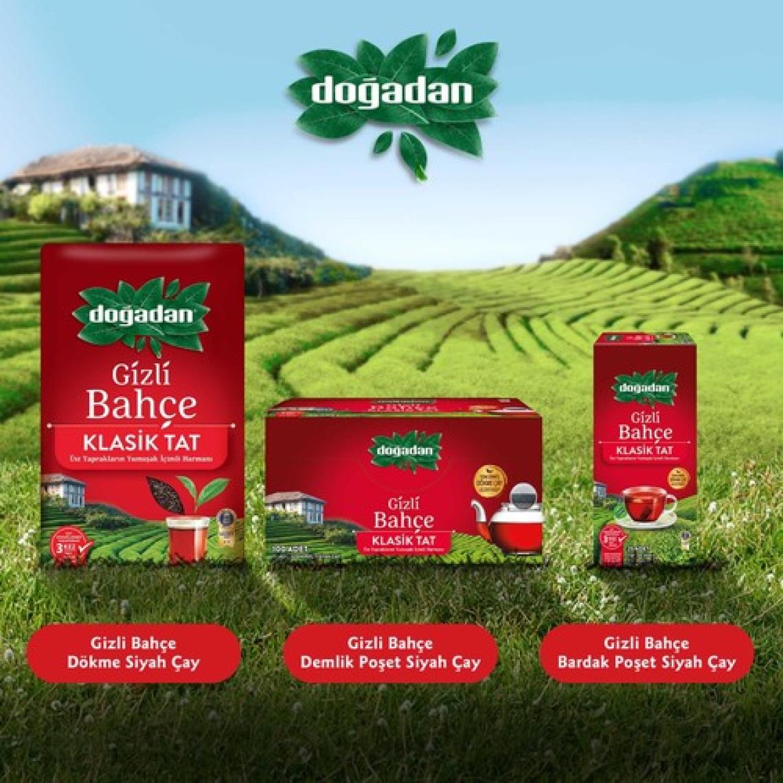 Doğadan Gizli Bahçe 1000 gr Dökme Siyah Çay X3