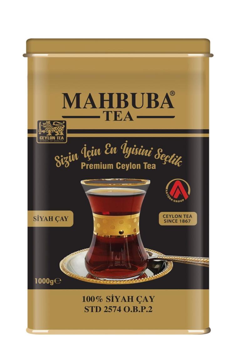 STD 2574 Premium İthal Seylan Sri Lanka Ceylon Kaçak Siyah Yaprak Çayı 1kg Teneke