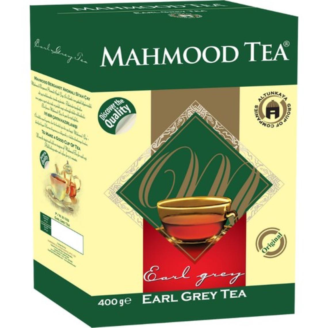 Mahmood Tea Bergamotlu Ithal Seylan Dökme Çayı Ceylon Earl grey Kutu 400 gr