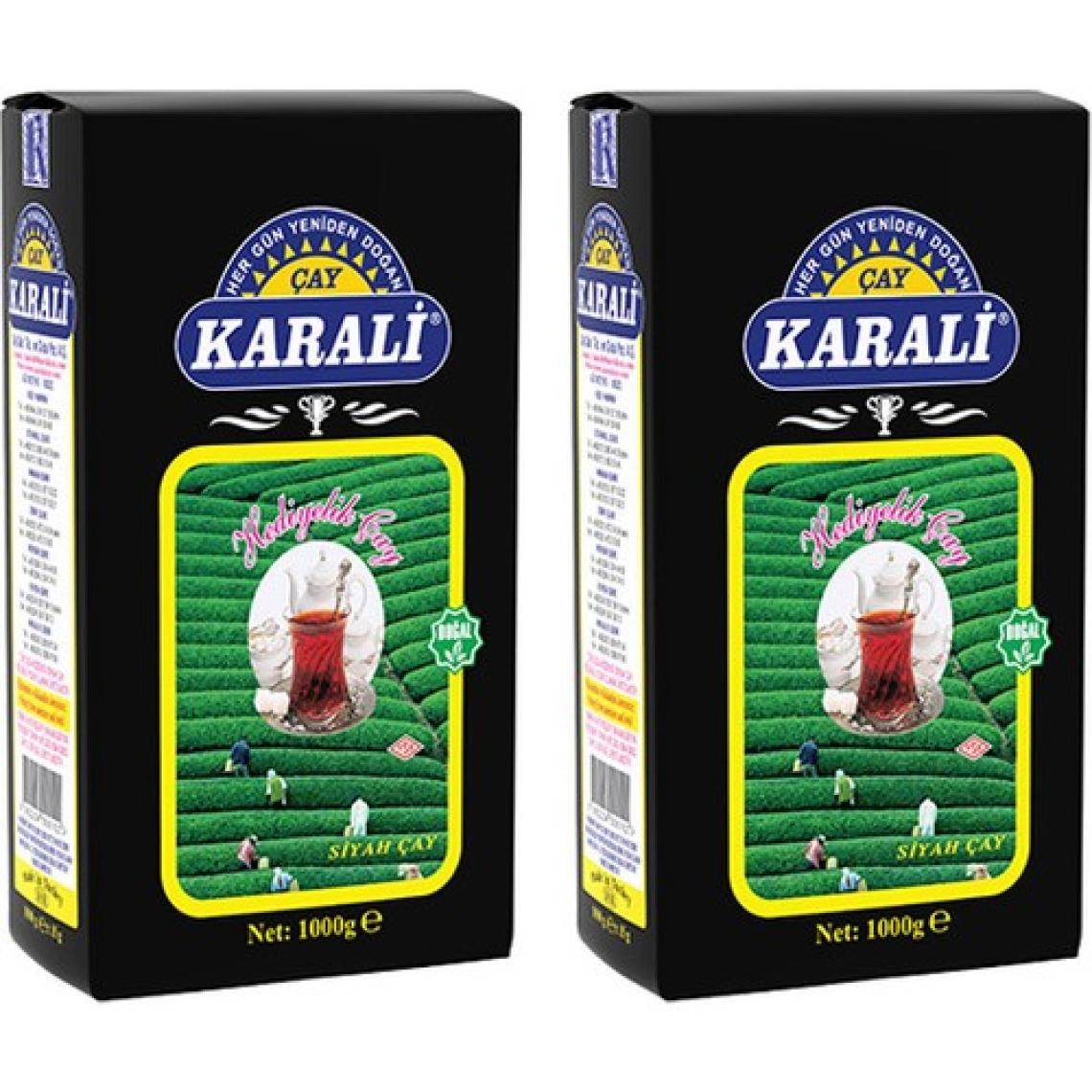Karalı Çay  Hediyelik Dökme Çay 1 kg x 2 Adet