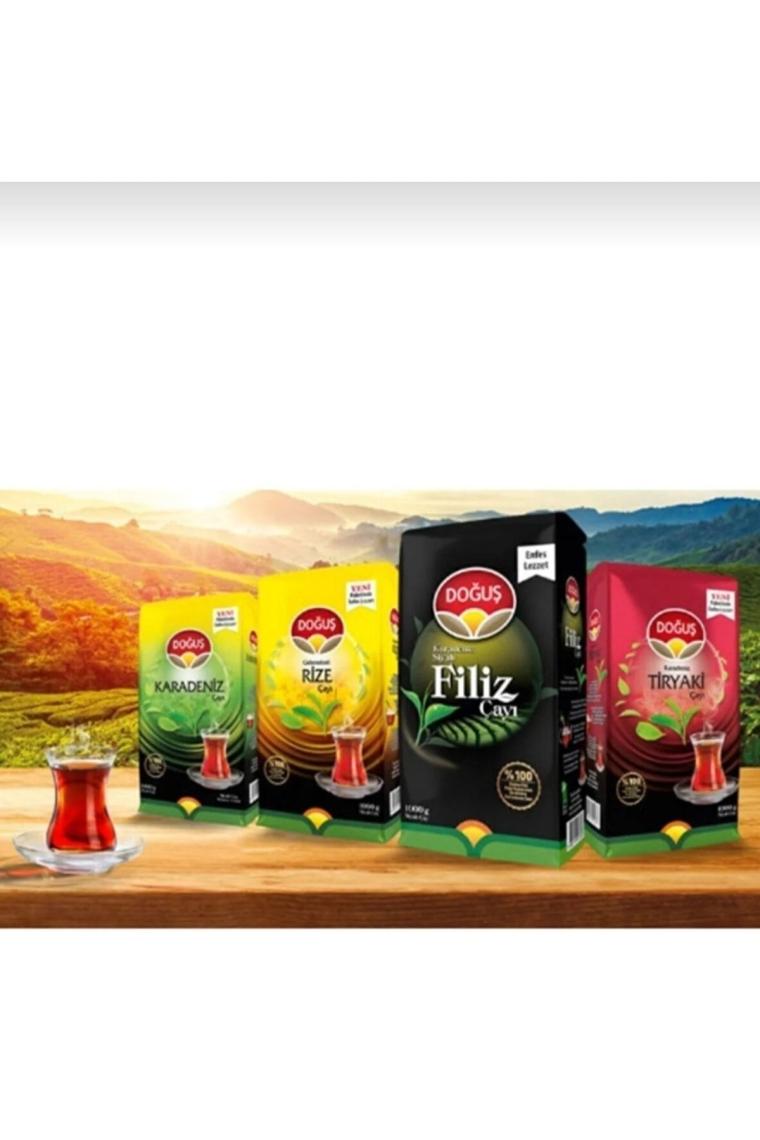 Karadeniz Filiz Siyah Dökme Çay 4 X 1 Kg