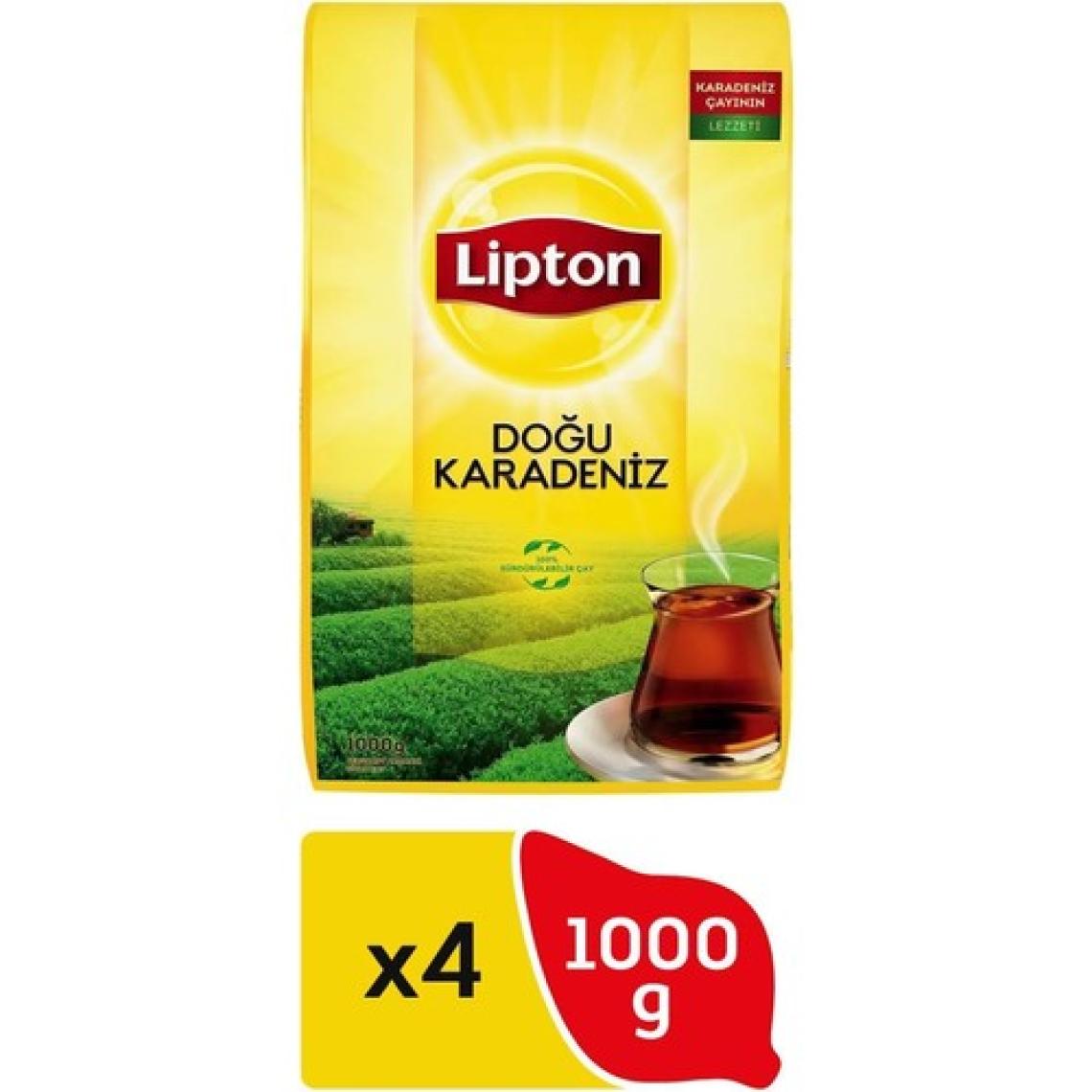 Lipton Doğu Karadeniz Dökme Çay 1000gr x 4 Adet