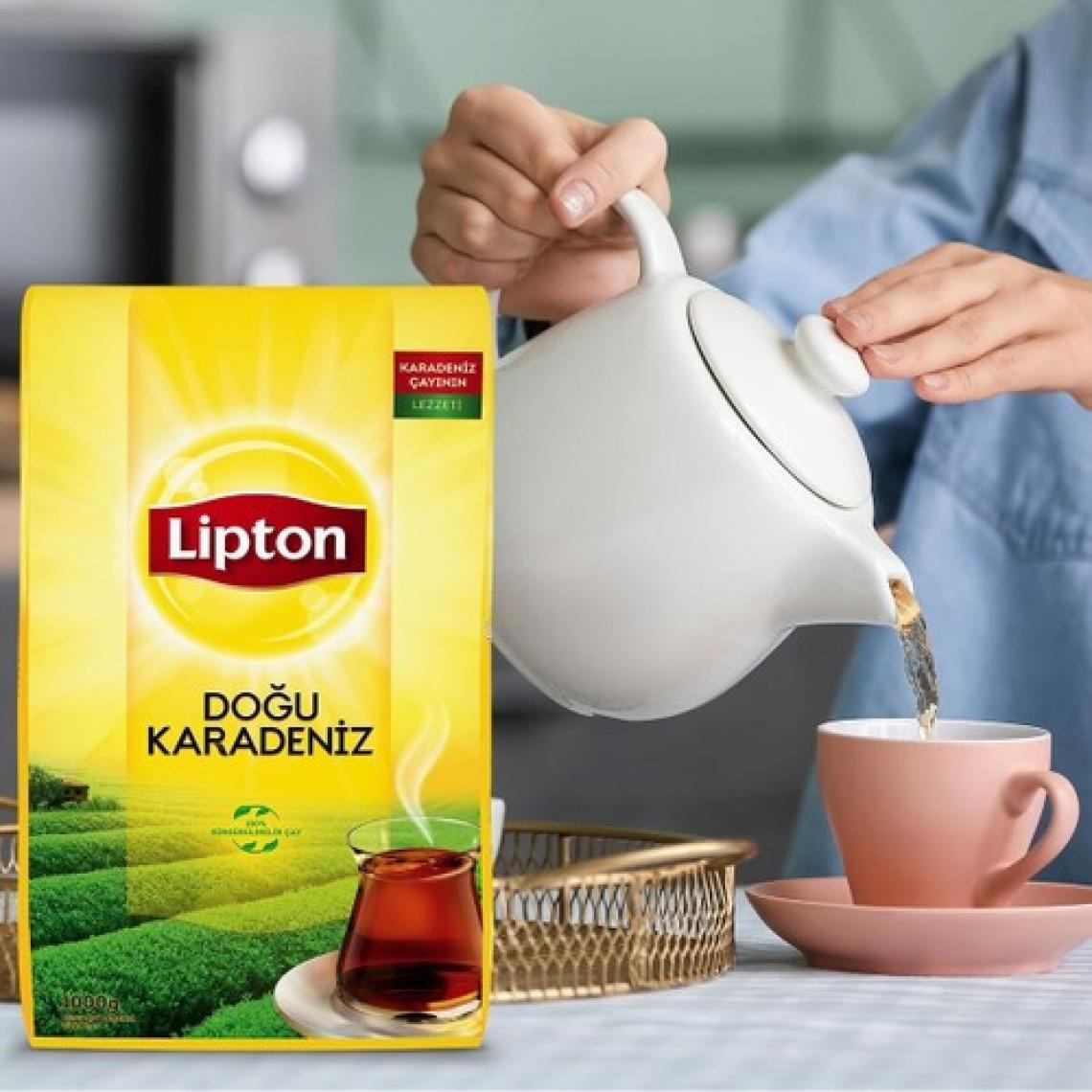 Lipton Doğu Karadeniz Dökme Çay 1000gr x 4 Adet
