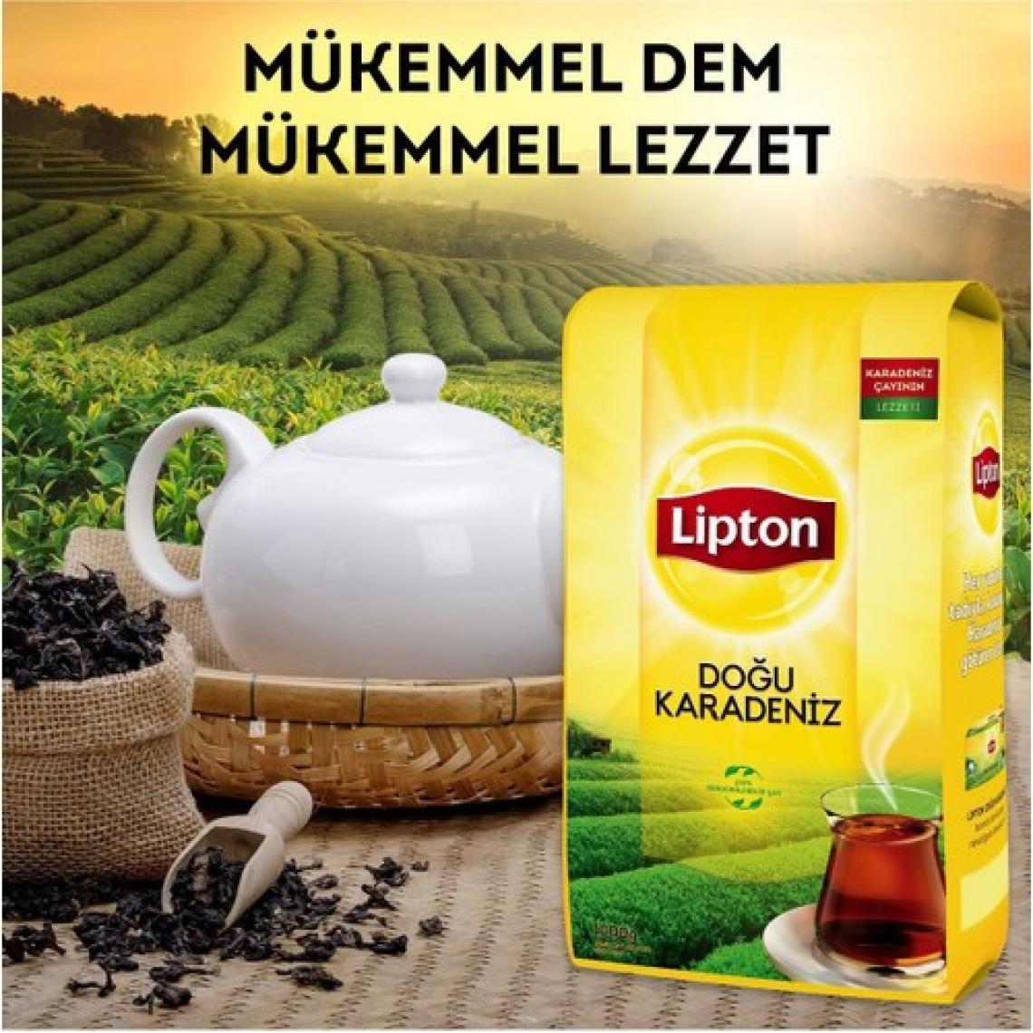 Lipton Doğu Karadeniz Dökme Çay 1000gr x 4 Adet