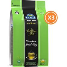 Karalı Premium Dökme Yeşil Çay 200 gr x 3 Adet