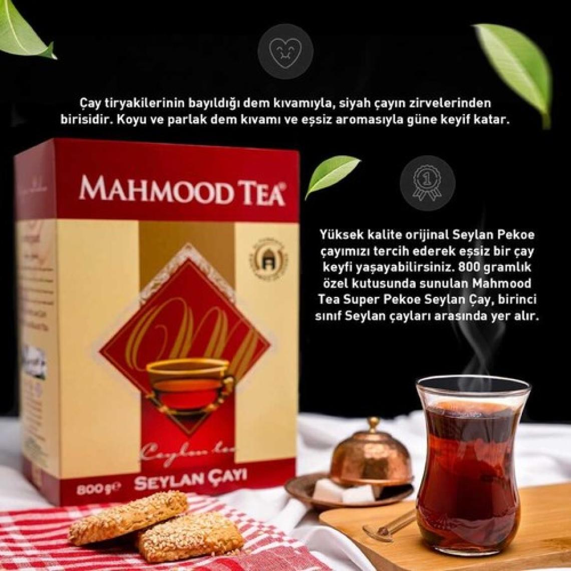 Mahmood Tea İthal %100 Saf Seylan Pekoe Dökme Çayı 800 gr