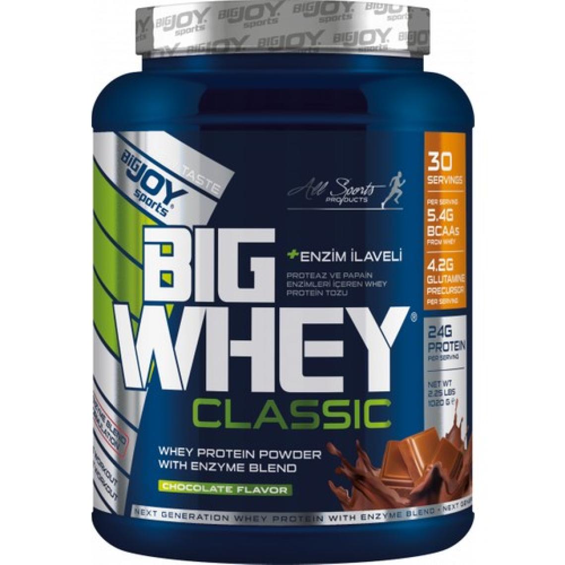 Bigjoy Sports BIGWHEY Whey Protein Classic Çikolata 1020g 30 Servis