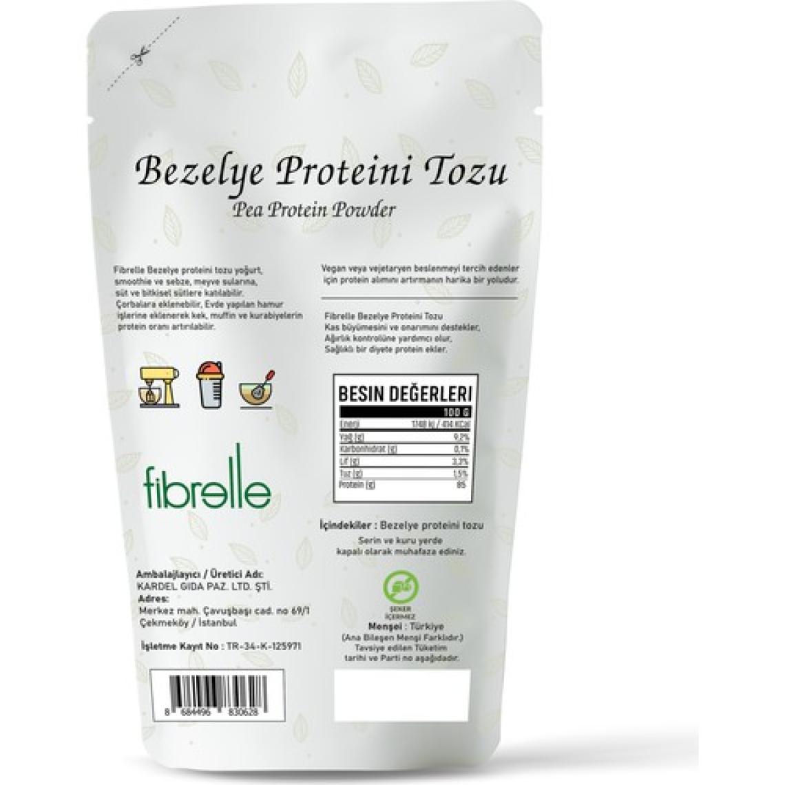 Fibrelle Bezelye Protein 1000 G