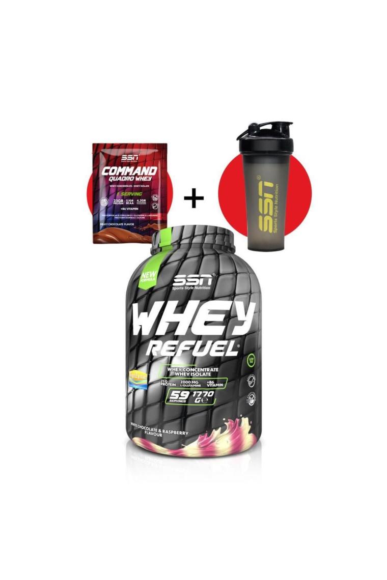 Whey Refuel 1770 Gr (Beyaz Çikolata - Ahududu) Protein Tozu