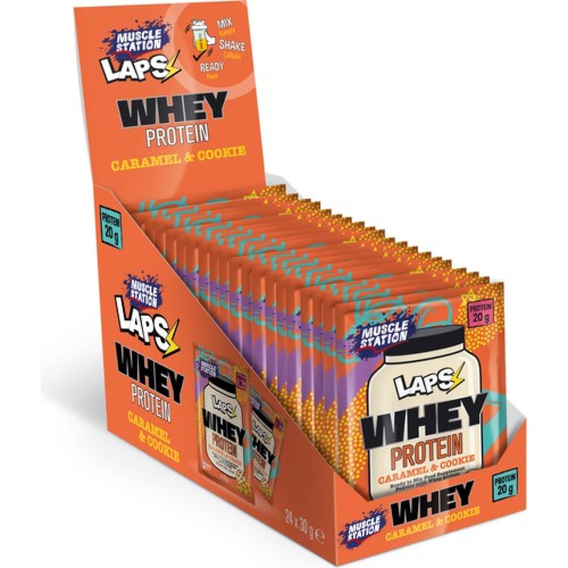 Muscle Station Laps Protein Caramel & Cookie 720GR