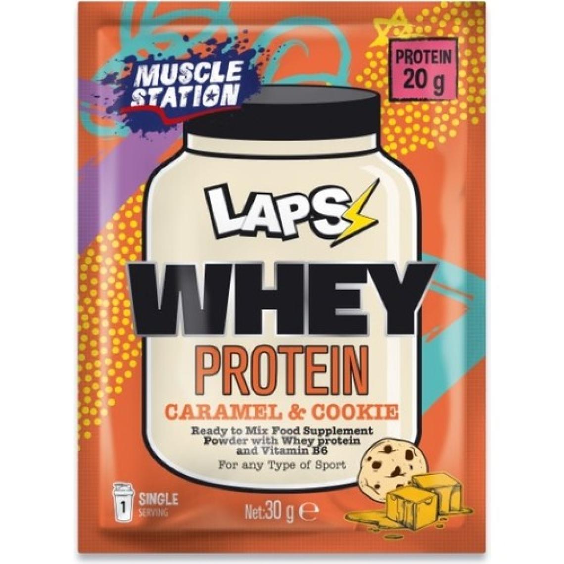 Muscle Station Laps Protein Caramel & Cookie 720GR