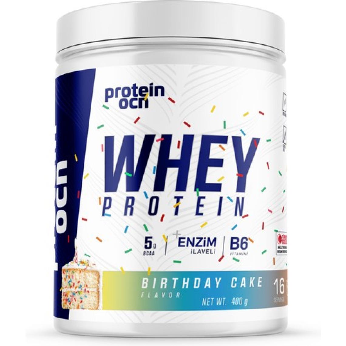 Proteinocean Birthday Cake Aromalı Whey Protein Tozu 400 gr - 16 Servis