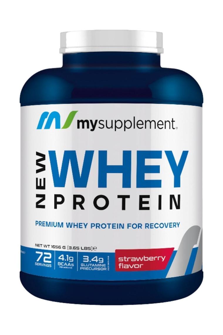 New Whey Çilek Aromalı Protein Tozu 72 Servis 1656gr Shaker Hediyeli