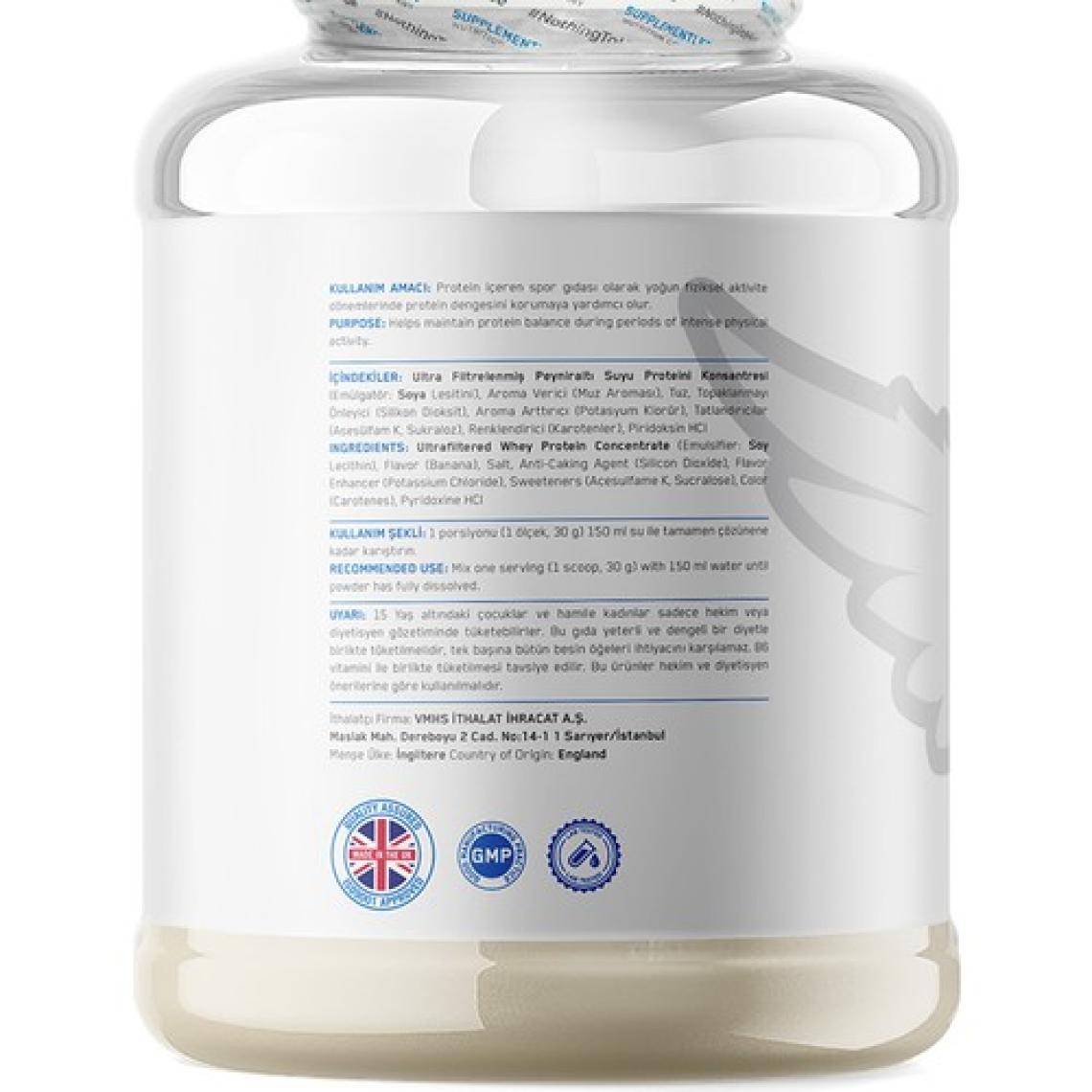 Supplementler Whey Protein 2000 gr - Muz