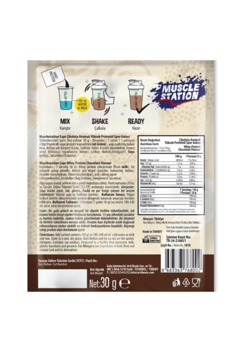 Musclestation Laps Whey Protein Tozu Choco