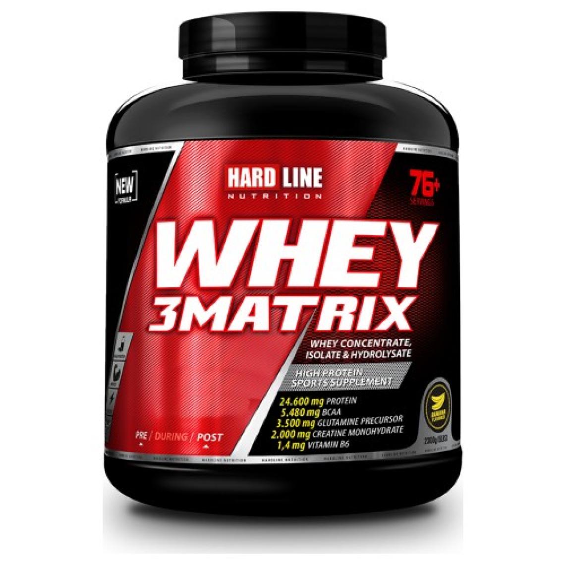 Hardline Nutrition Whey 3 Matrix Protein Tozu Muzlu 2300 Gr