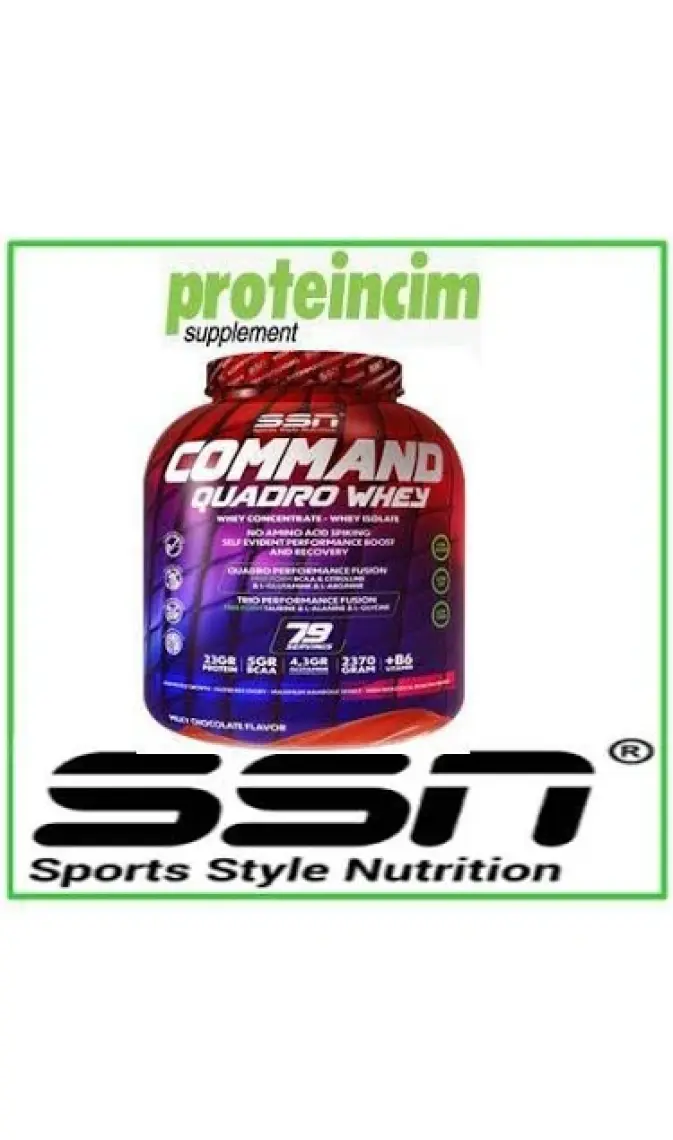 SSN Sports Style Nutrition Ssn Command Quadro Whey Proteın Çıkolata
