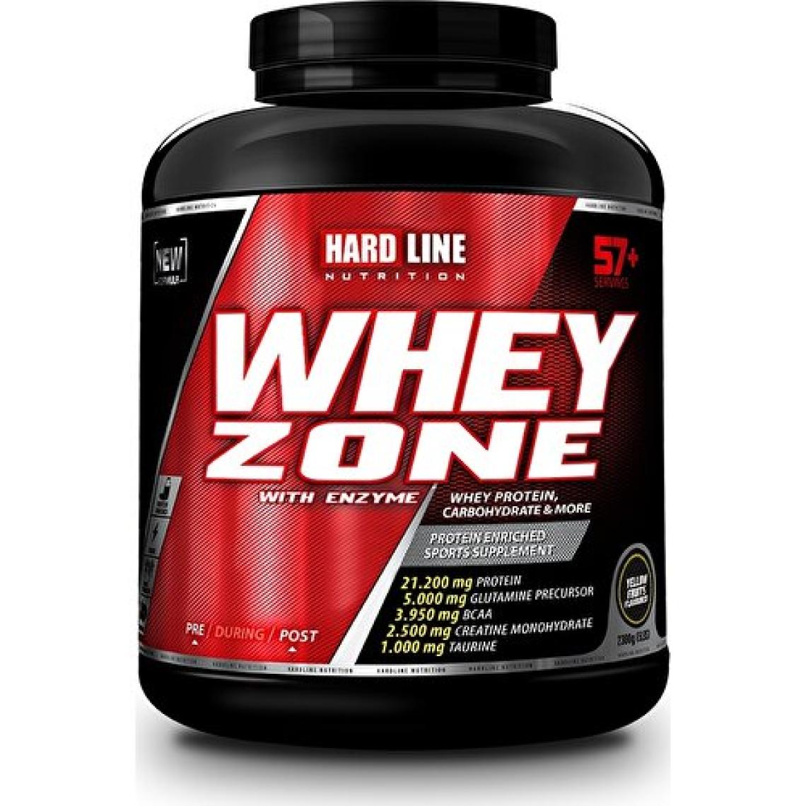 Hardline Whey Zone Protein Tozu Sarı Meyveli 2300 gr