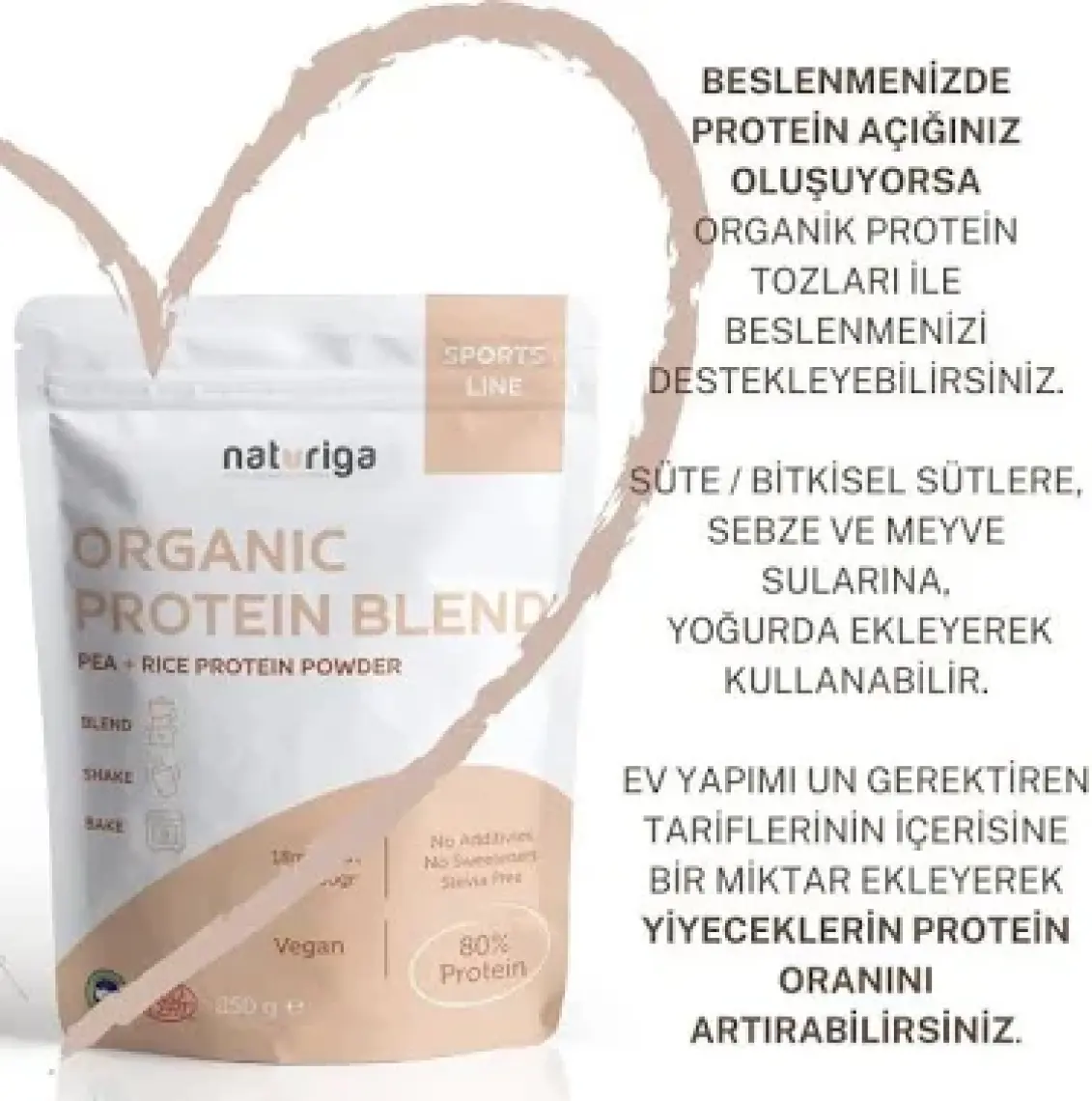 Naturiga Pure Protein Karışımı 250 gr