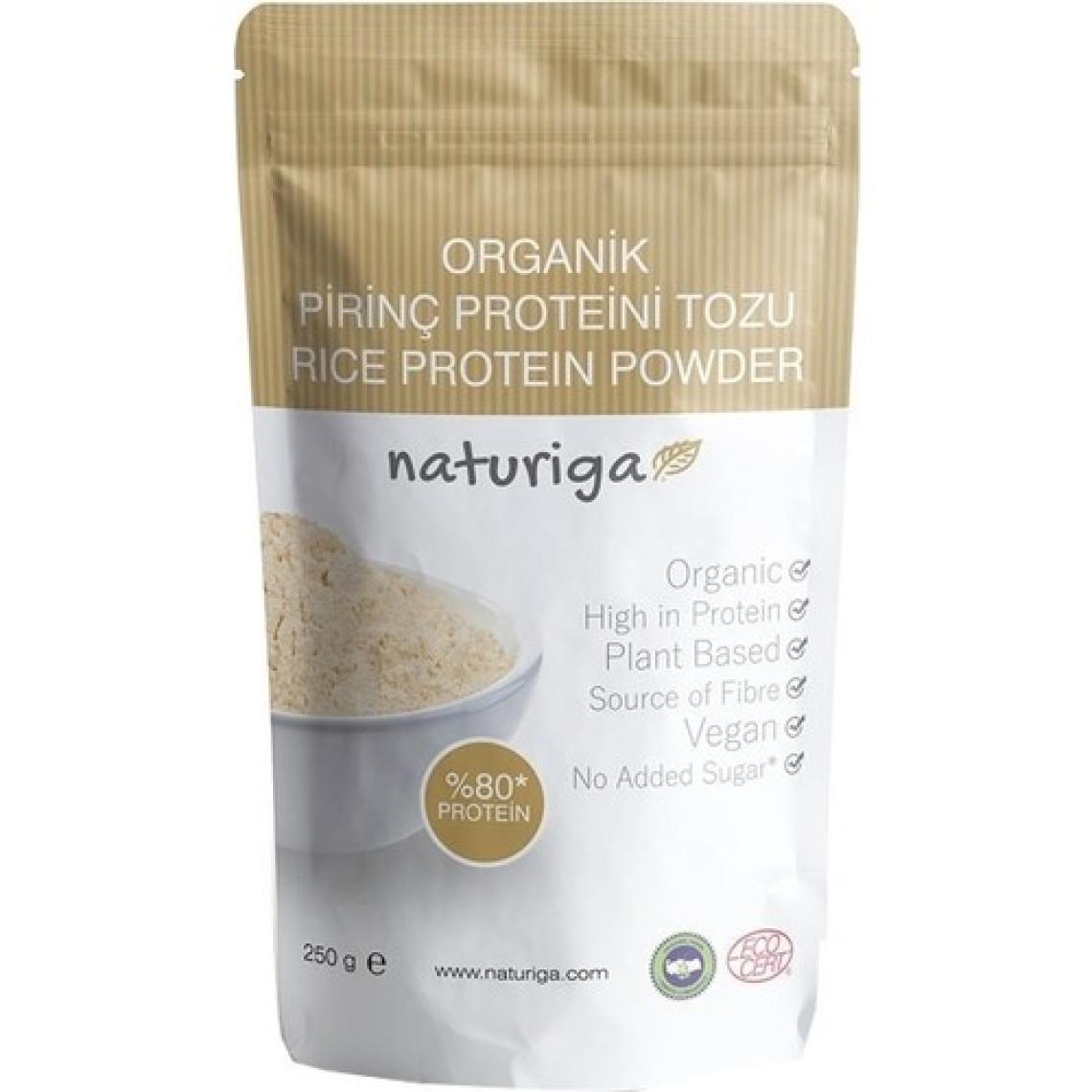 Naturiga Organik Pirinç Proteini Tozu 250 gr