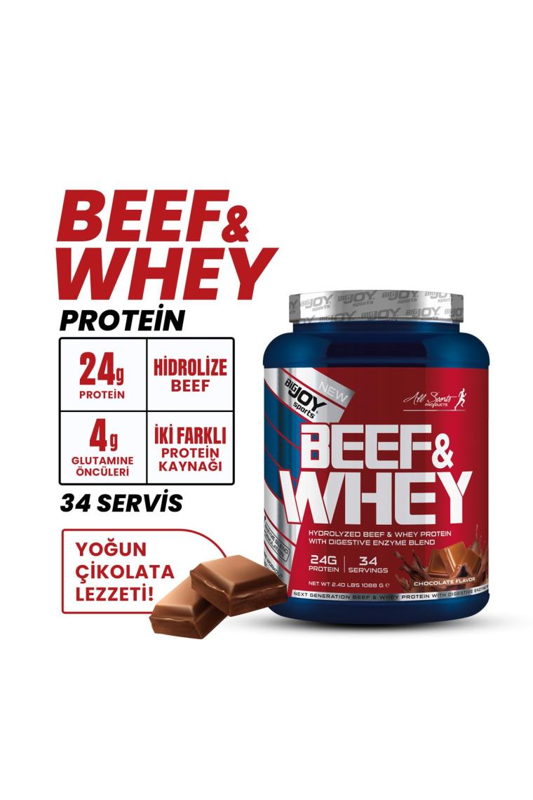 Bigjoy Sports Bigjoy Beef & Whey Protein 1088 gr Çikolata Aroma
