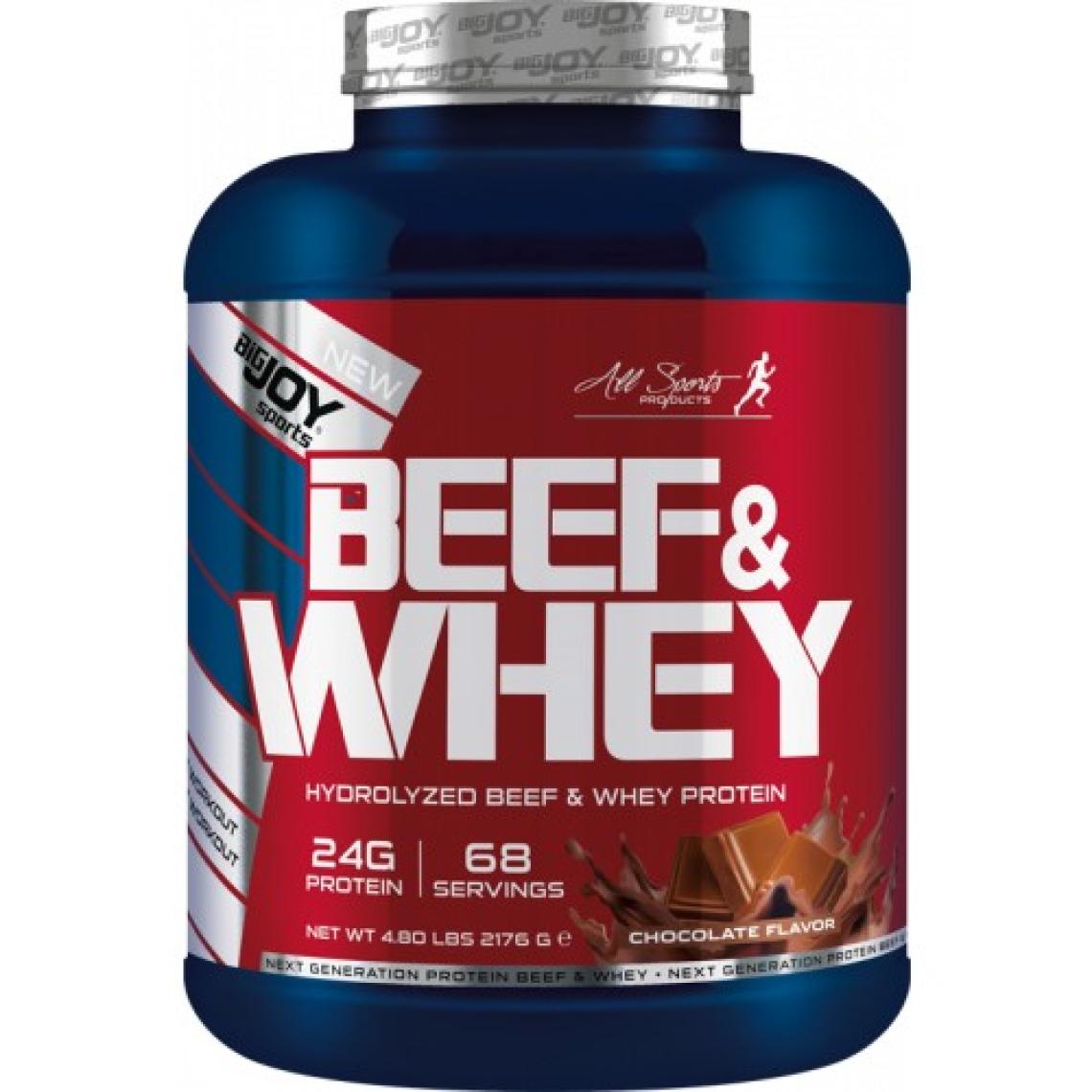 Bigjoy Sports  Big Whey Beef Whey Protein Tozu  Et Protein Hidrolize  Çikolata Aroma 2176 G