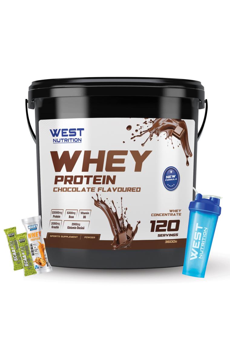 West Nutrition Whey Protein Tozu 3600 Gr 100 Servis + Shaker