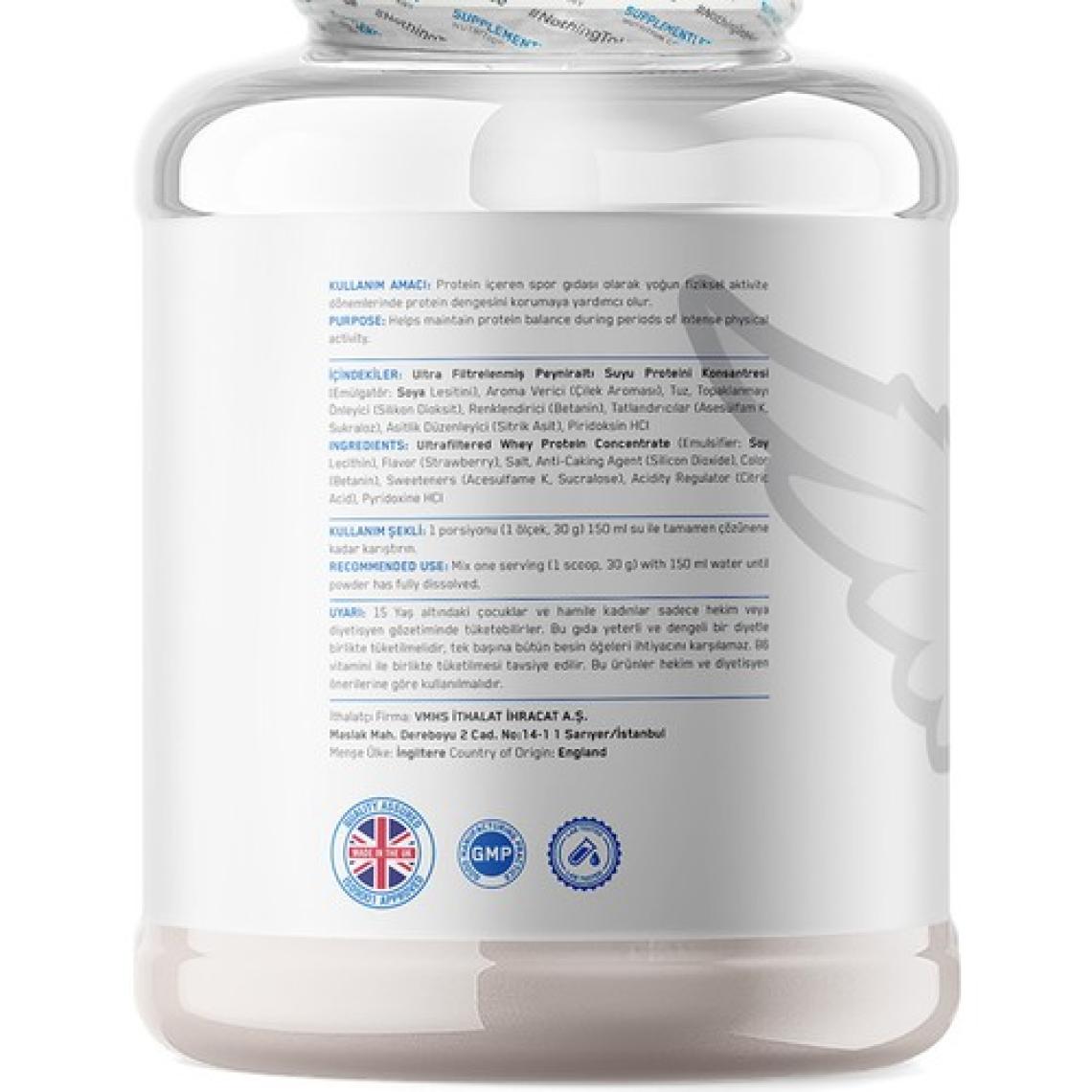 Supplementler Whey Protein 2000 gr - Çilek