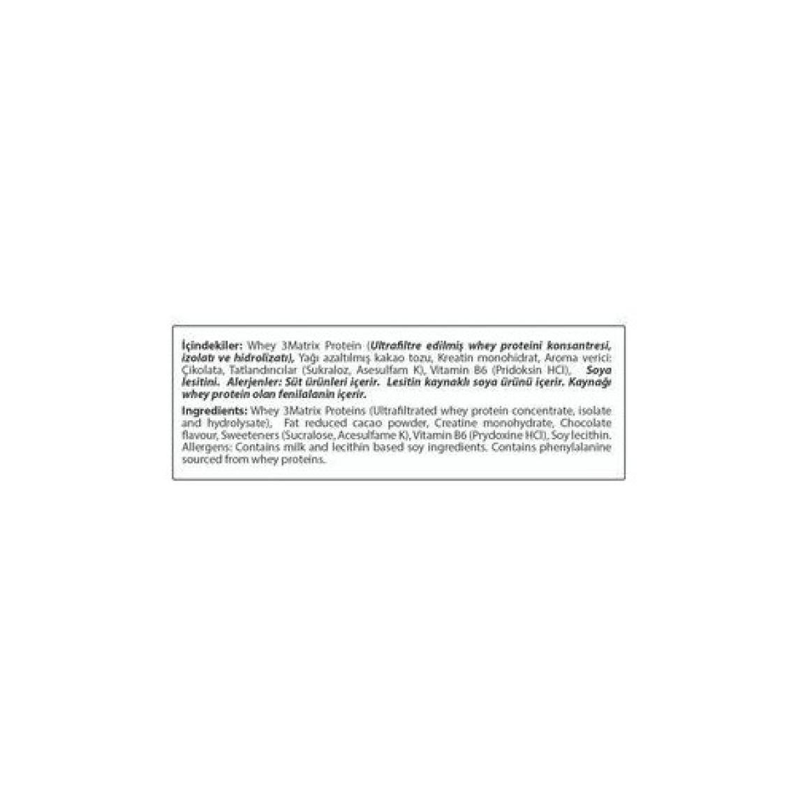 Hardline Whey 3Matrix Protein Tozu 210 gr - Çikolata Aromalı, Düşük Yağ ve Karbonhidrat İçerikli, Türkiye Menşeli Sporcu Besini