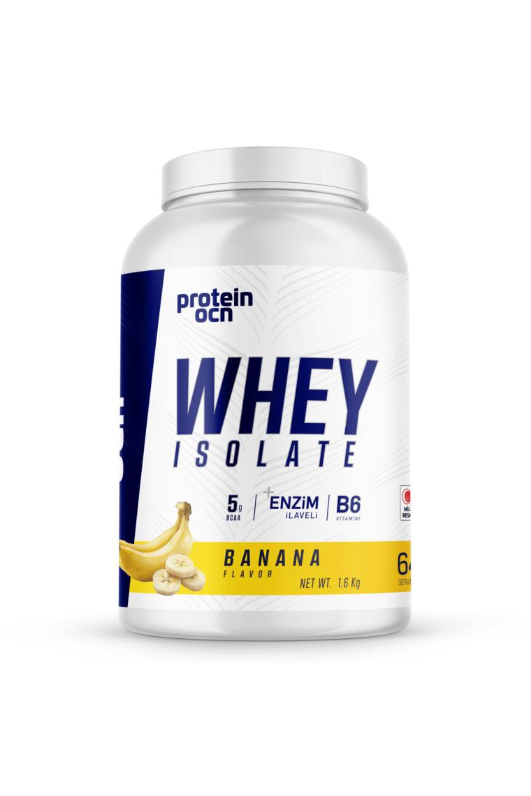 Proteinocean Whey Isolate Muz - 1.6 kg - 64 Servis