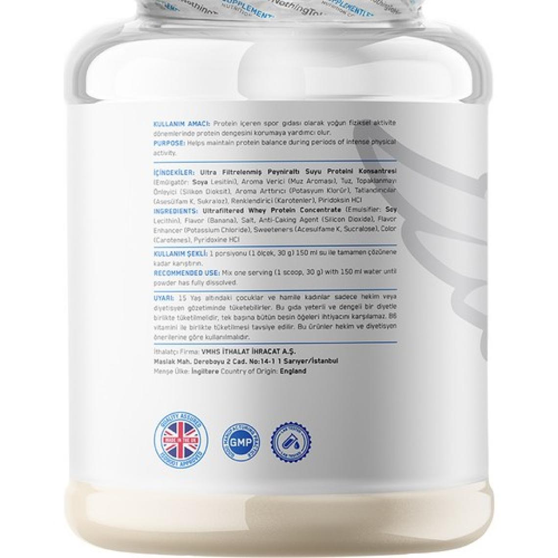 Supplementler Whey Protein 1000 gr - Muz