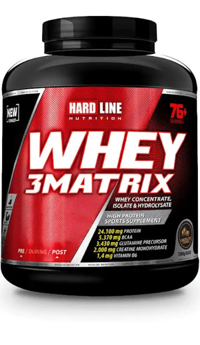 Hardline Whey 3 Matrix Protein Tozu 2300 gr