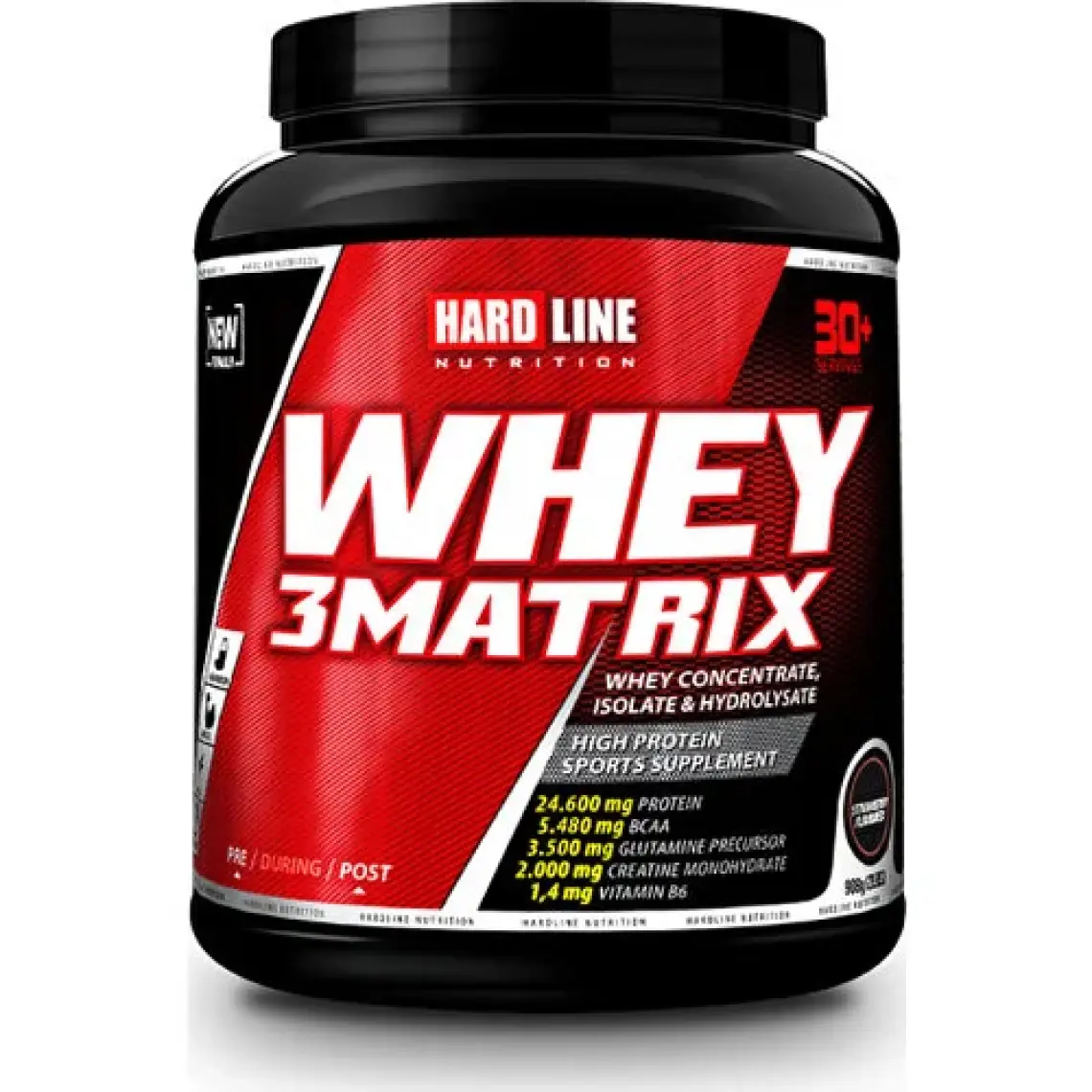Hardline Nutrition Whey 3 Matrix Protein Tozu 908 gr Çilekli