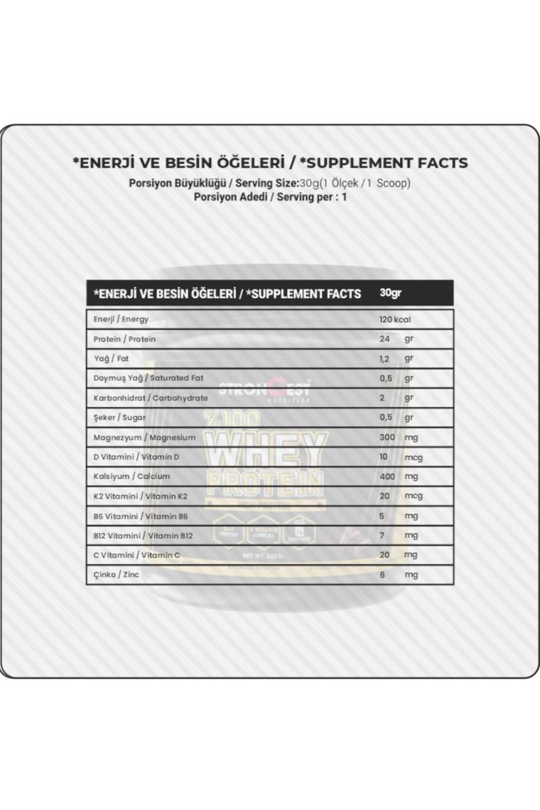 Whey Protein 420 Gr 14 Servis Çikolata Aromalı %100 Whey Protein Tozu