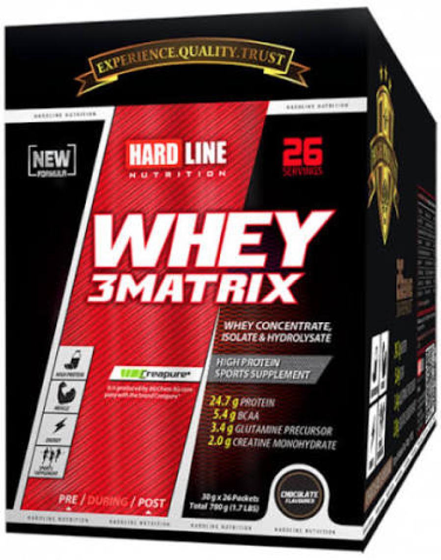 Hardline Whey3 Matrix Mix. Tanışma Paketi (Favori Aromanı Seç)