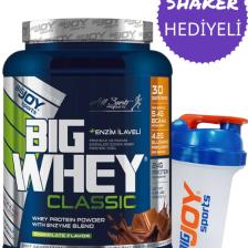 Whey Protein Big Whey Classic Protein Tozu Çikolatalı 1020g 30 Servis Wıth Enzım Blend