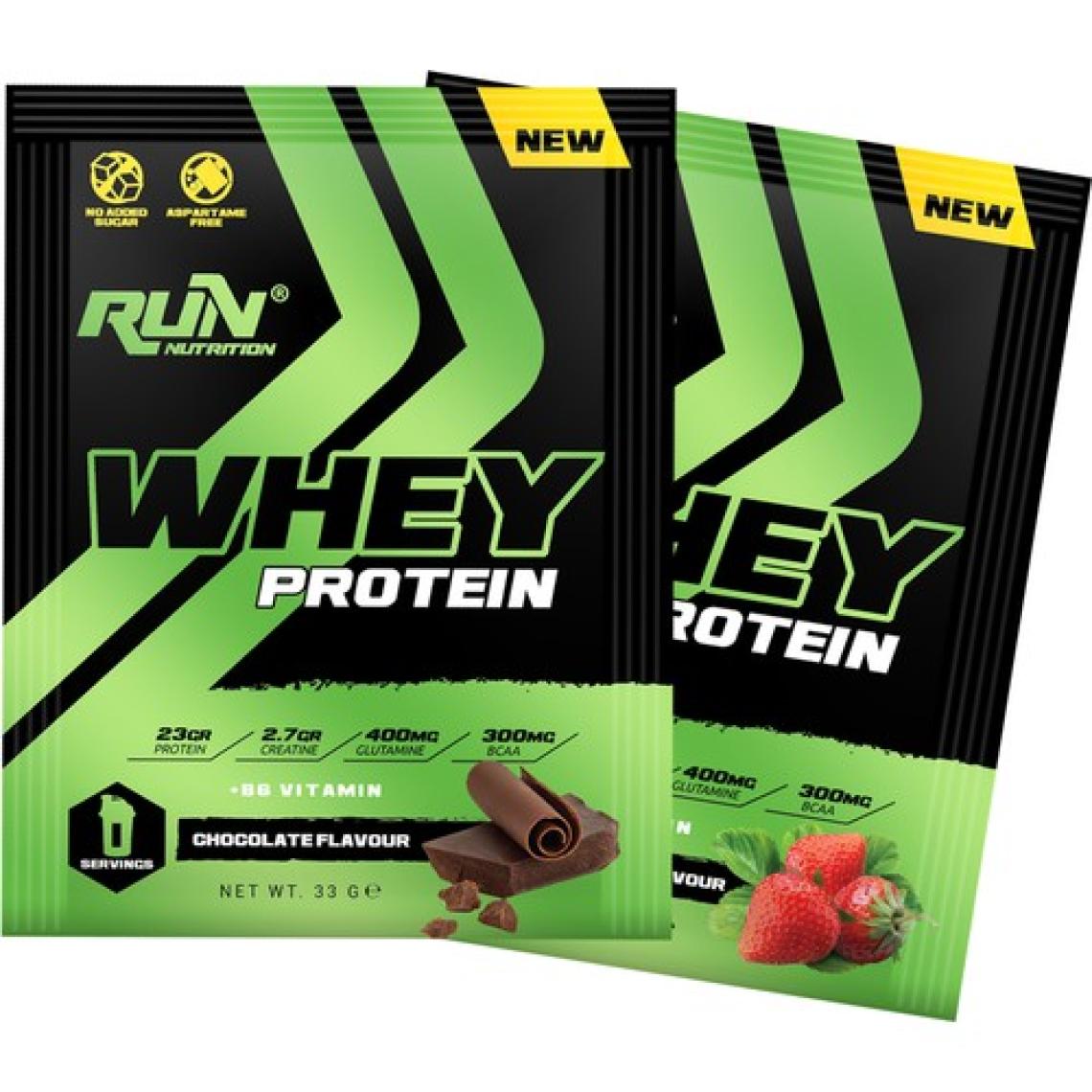 Run Nutrition Whey Protein - 2.4 Kg - Çilek Aromalı - 60 Servis - Hediyeli