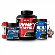 Whey 3matrix Çik 2300gr Bcaa Matrix Bogurtlen 630gr Glutapure 300gr Anahtarlık Shaker