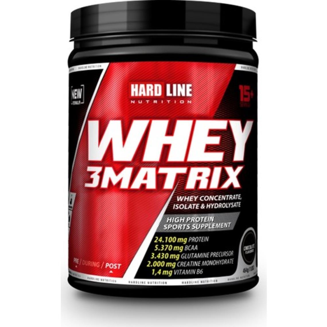 Hardline Nutrition Whey 3 Matrix Protein Tozu Çikolatalı 454 gr