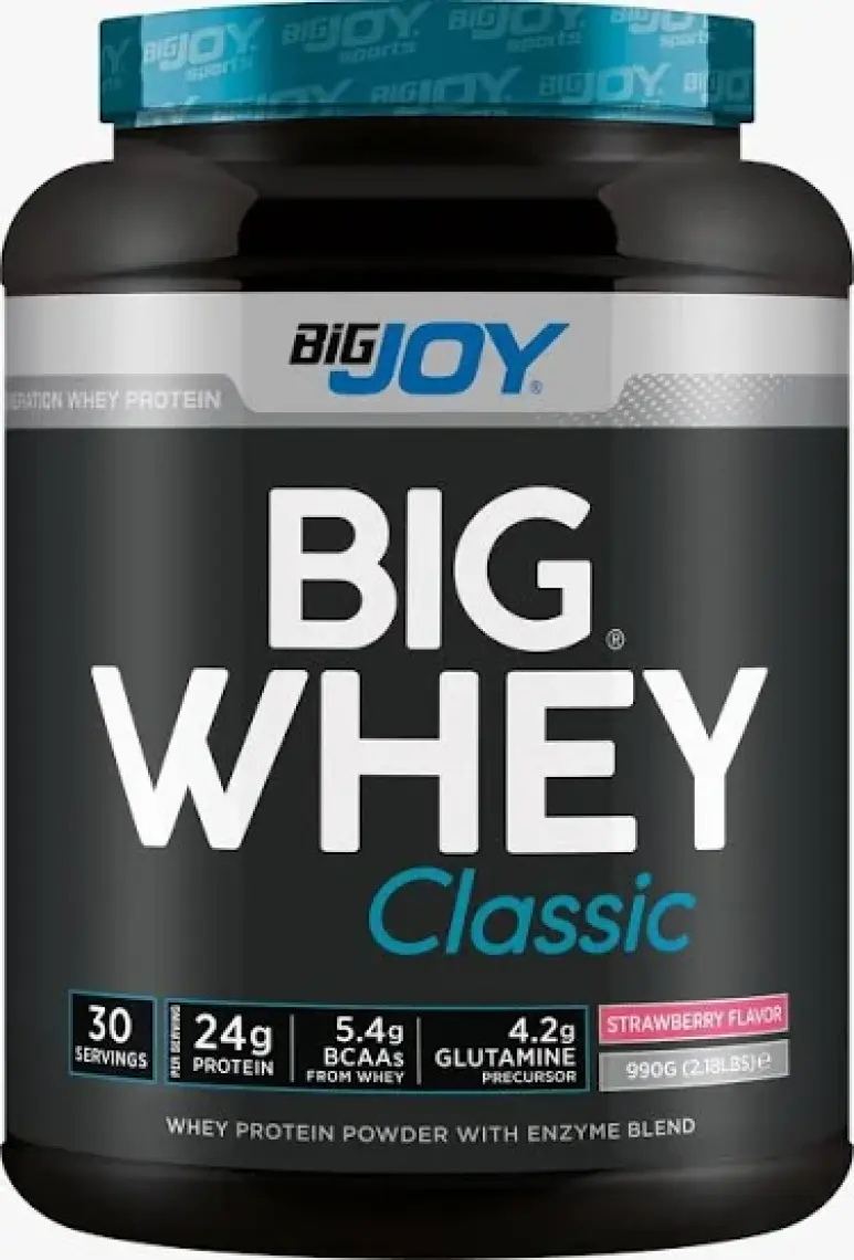 Bigjoy Sports Big whey Classic Whey Protein Tozu Çilek Aroma 990g