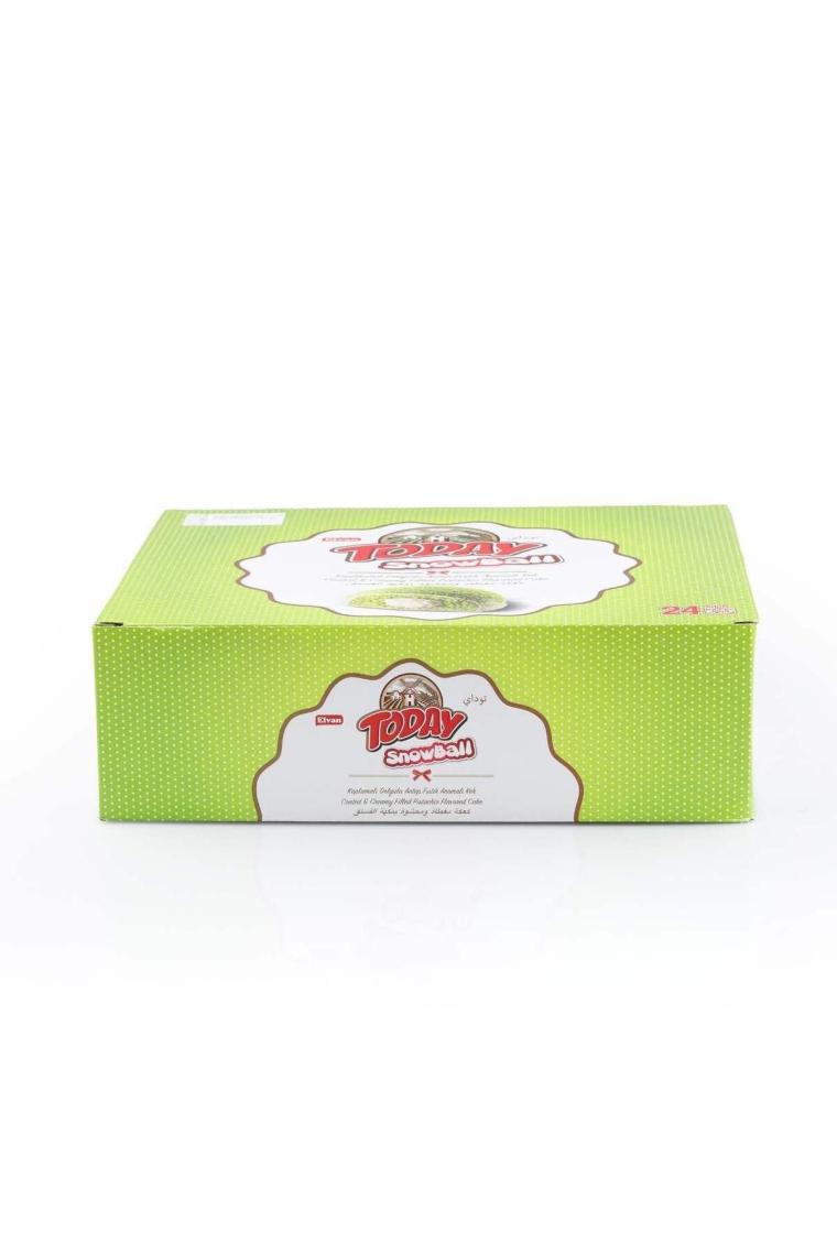 Elvan Today Snowball Antep Fıstık Aromalı Kek 35 gr 24 Adet (1 Kutu)