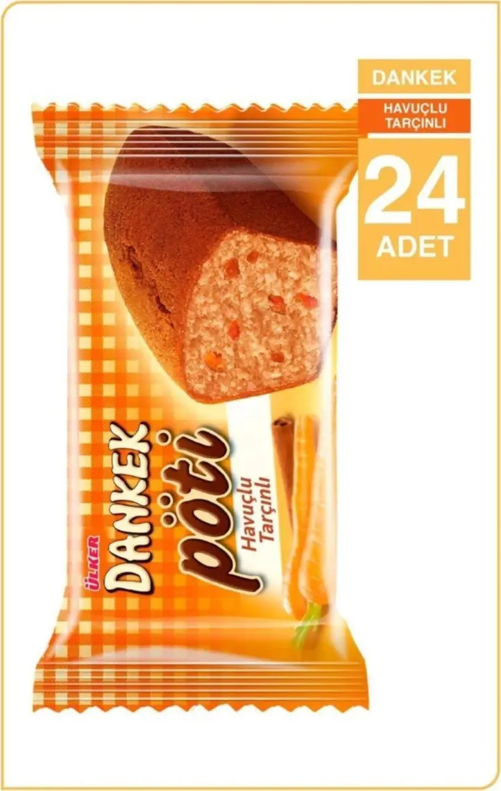 Ülker Dankek Pötikek Havuç Tarçınlı Kek 35 gr x 24'lü