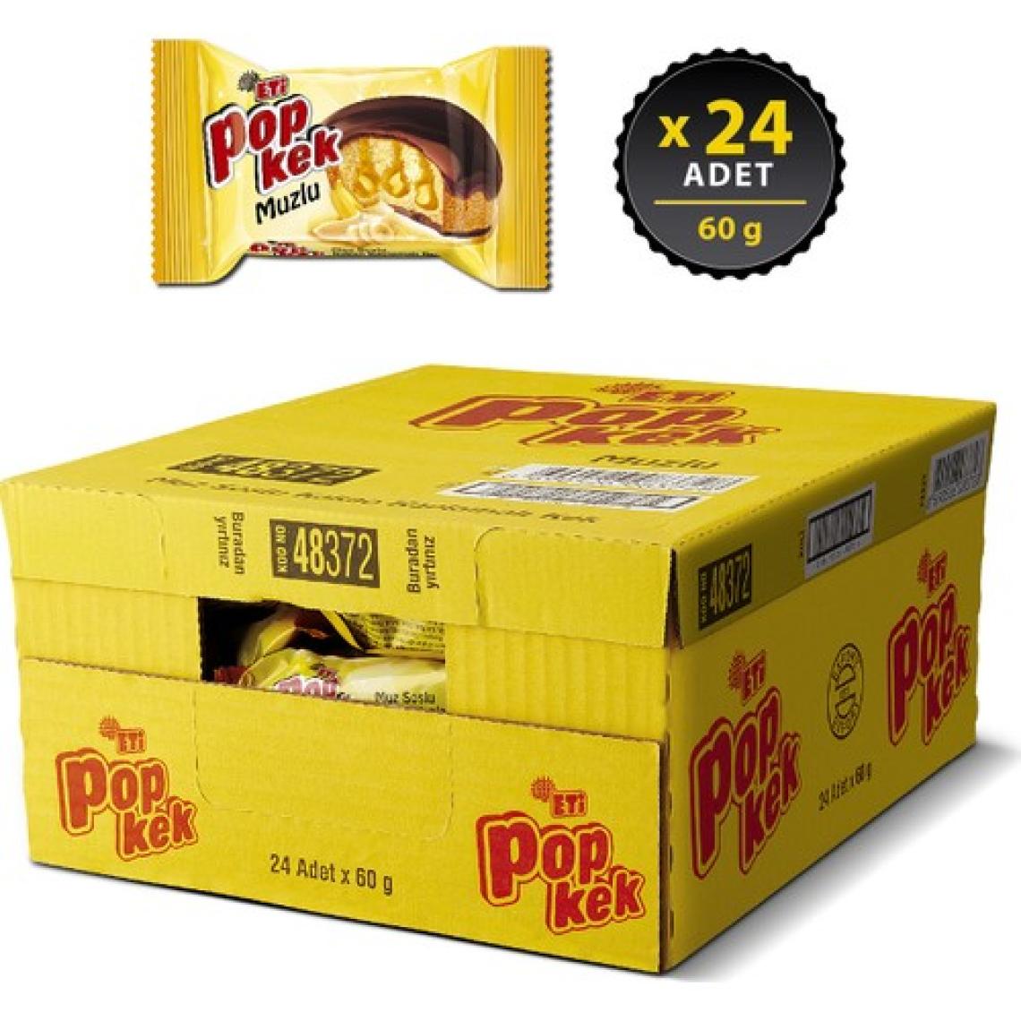 Eti Popkek Muzlu 60 g x 24 Adet