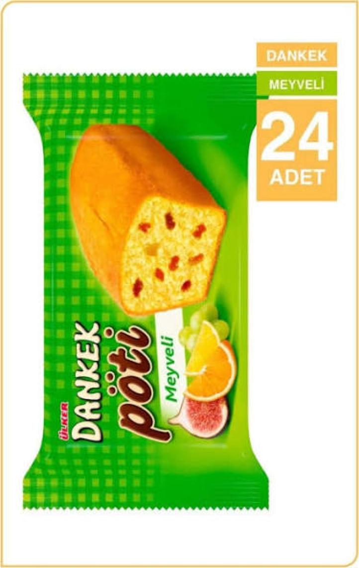 Ülker Dankek Pötikek Meyveli Kek 35 gr x 24'lü