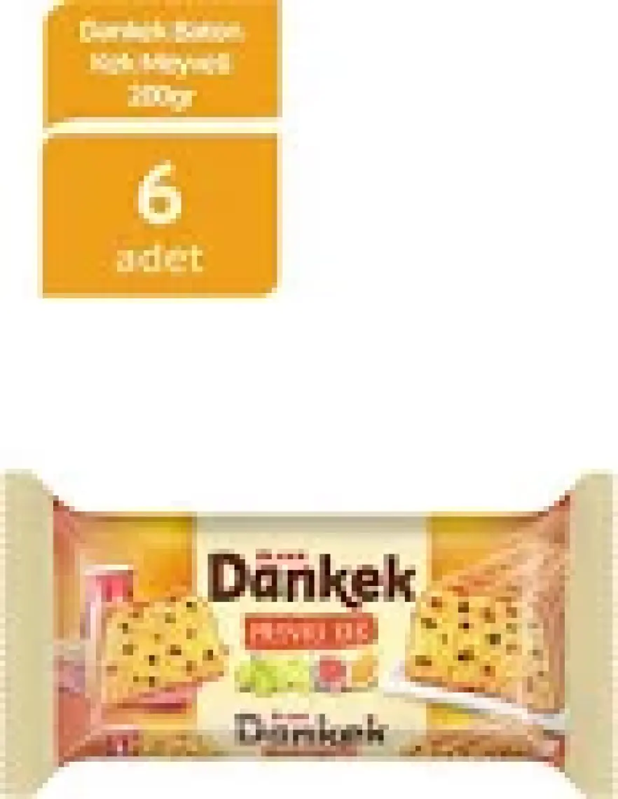 Ülker Dankek Meyveli Baton Kek 200 gr x 6 Adet