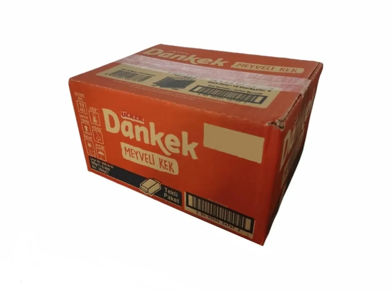 Ülker Dankek Meyveli Baton Kek 200 gr x 6 Adet