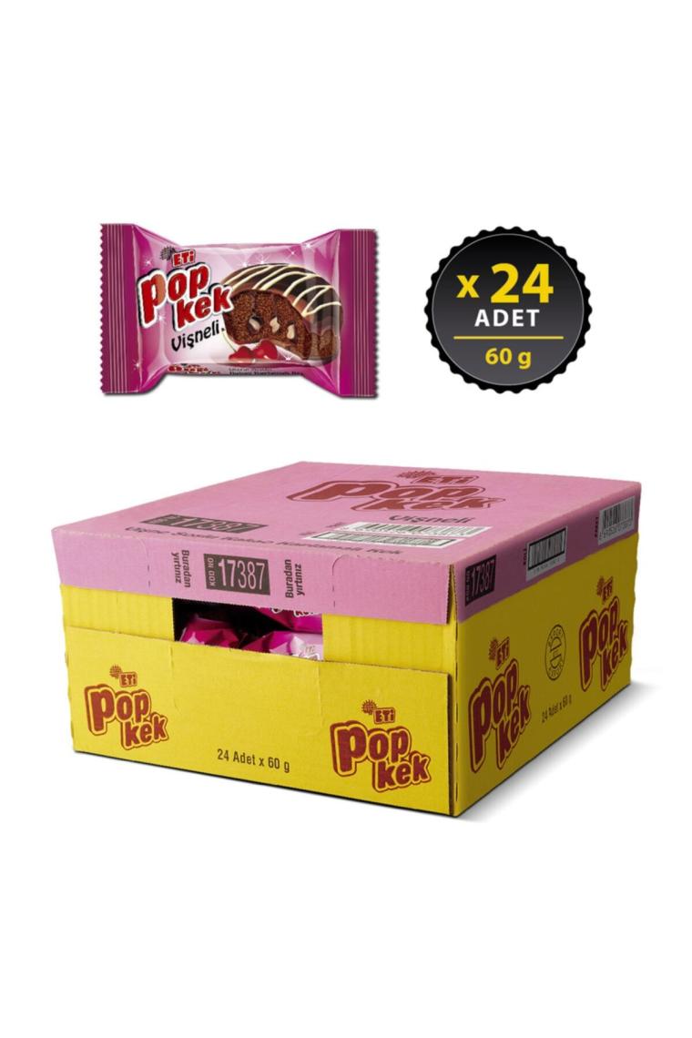 Eti Popkek Vişneli 60 gr x 24